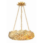Crystorama 535-GA Antique Gold Broche 6 Light Antique Gold Chandelier Image 3