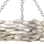 Crystorama 535-SA_CEILING Antique Silver Broche 6 Light Antique Silver Semi Flush Mount Image 2