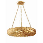 Crystorama 536-GA_CEILING Antique Gold Broche 6 Light Antique Gold Ceiling Mount Image 4