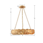 Crystorama 536-GA Antique Gold Broche 6 Light Antique Gold Pendant Image 2