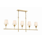 Crystorama Broche 5 Light Antique Gold Chandelier