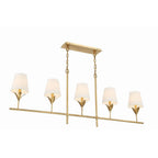 Crystorama 537-GA Antique Gold Broche 5 Light Antique Gold Chandelier Image 7