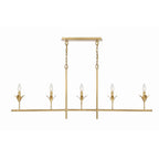 Crystorama 537-GA Antique Gold Broche 5 Light Antique Gold Chandelier Image 6