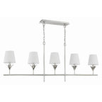Crystorama Broche 5 Light Antique Gold Chandelier