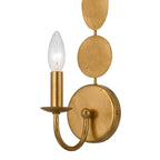 Crystorama 541-GA Antique Gold Layla 1 Light Antique Gold Sconce Image 7