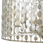 Crystorama Layla 6 Light Antique Gold Chandelier