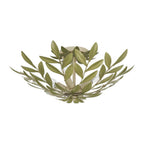 Crystorama Broche 20.75'' Champagne Green Tea Semi Flush Mount