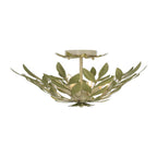 Crystorama 560-CT Champagne Green Tea Broche 20.75'' Champagne Green Tea Semi Flush Mount Image 7