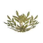 Crystorama 560-CT Champagne Green Tea Broche 20.75'' Champagne Green Tea Semi Flush Mount Image 6