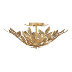 Crystorama 560-GA Antique Gold Broche 4 Light Semi Flush Antique Gold Image 5