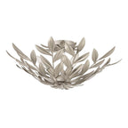 Crystorama Broche 20.75'' Champagne Green Tea Semi Flush Mount