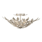 Crystorama 560-SA Antique Silver Broche 4 Light Antique Silver Semi Flush Mount Image 5