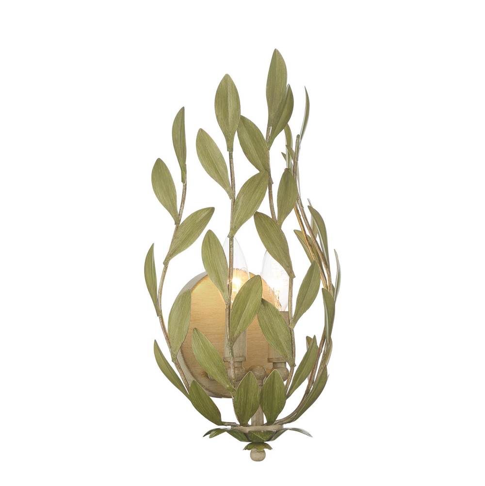 Crystorama 561-CT Champagne Green Tea Broche 8.25'' Champagne Green Tea Sconce Image 7