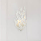 Crystorama 561-MT Matte White Broche 1 Light Matte White Sconce Image 2