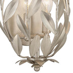 Crystorama 561-SA Antique Silver Broche 1 Light Antique Silver Sconce Image 3