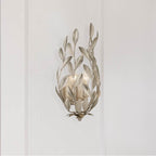 Crystorama 561-SA Antique Silver Broche 1 Light Antique Silver Sconce Image 2