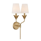 Crystorama 562-GA Antique Gold Broche 2 Light Antique Gold Sconce Image 5