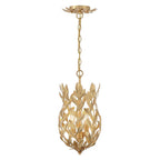 Crystorama 563-GA Antique Gold Broche 3 Light Antique Gold Mini Pendant Image 7
