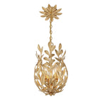 Crystorama 563-GA Antique Gold Broche 3 Light Antique Gold Mini Pendant Image 6
