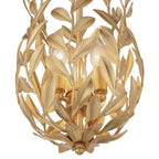 Crystorama 563-GA Antique Gold Broche 3 Light Antique Gold Mini Pendant Image 5