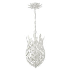 Crystorama Broche 3 Light Antique Gold Mini Pendant