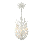 Crystorama 563-MT Matte White Broche 3 Light Matte White Mini Pendant Image 5