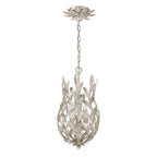 Crystorama Broche 3 Light Antique Gold Mini Pendant