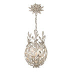 Crystorama 563-SA Antique Silver Broche 3 Light Antique Silver Mini Pendant Image 5