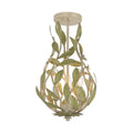 Crystorama 565-CT_CEILING Champagne Green Tea Broche 9'' Champagne Green Tea Semi Flush Mount Image 1