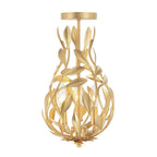 Crystorama 565-GA_CEILING Antique Gold Broche 9'' Antique Gold Semi Flush Mount Image 6