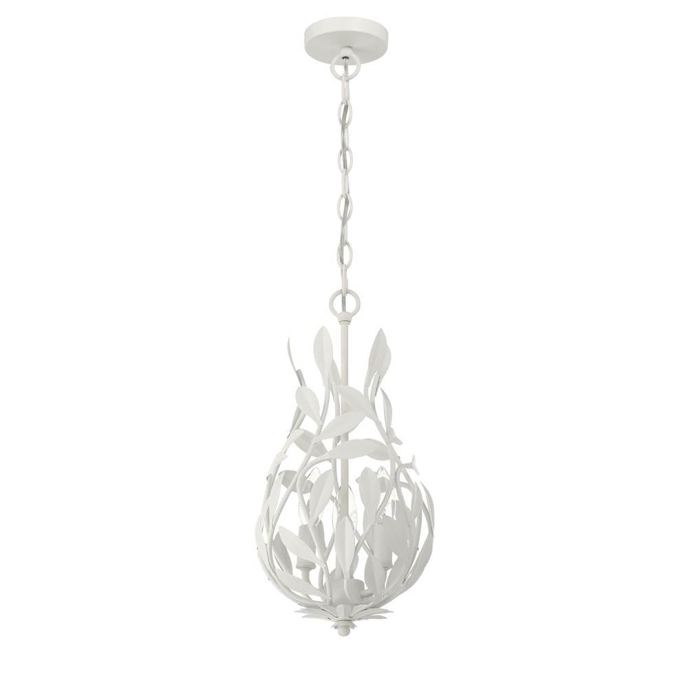 Crystorama Broche 9'' Champagne Green Tea Chandelier