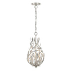 Crystorama 565-SA Antique Silver Broche 9'' Antique Silver Chandelier Image 6