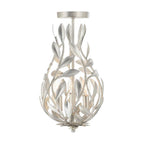 Crystorama 565-SA_CEILING Antique Silver Broche 9'' Antique Silver Semi Flush Mount Image 6