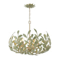 Crystorama 566-CT Champagne Green Tea Broche 5 Light Champagne Green Tea Chandelier Image 1