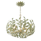 Crystorama 566-CT Champagne Green Tea Broche 5 Light Champagne Green Tea Chandelier Image 4