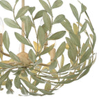 Crystorama 566-CT Champagne Green Tea Broche 5 Light Champagne Green Tea Chandelier Image 3