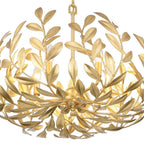 Crystorama 566-GA Antique Gold Broche 5 Light Antique Gold Chandelier Image 5
