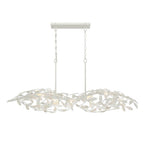Crystorama 567-MT Matte White Broche 50.5'' Matte White Linear Chandelier Image 6