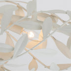 Crystorama 567-MT Matte White Broche 50.5'' Matte White Linear Chandelier Image 4