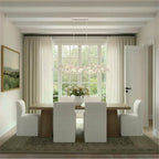 Crystorama 567-MT Matte White Broche 50.5'' Matte White Linear Chandelier Image 3