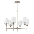 Crystorama Broche 6 Light Antique Gold Chandelier
