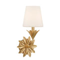 Crystorama 571-OP-GA Antique Gold Broche 1 Light Antique Gold Sconce Image 1