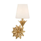 Crystorama 571-OP-GA Antique Gold Broche 1 Light Antique Gold Sconce Image 1
