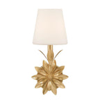 Crystorama 571-OP-GA Antique Gold Broche 1 Light Antique Gold Sconce Image 7