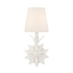 Crystorama 571-OP-MT Matte White Broche 1 Light Matte White Sconce Image 7