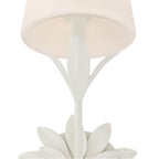 Crystorama 571-OP-MT Matte White Broche 1 Light Matte White Sconce Image 5