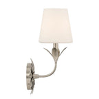 Crystorama 571-OP-SA Antique Silver Broche 1 Light Antique Silver Sconce Image 6