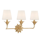 Crystorama 573-OP-GA Antique Gold Broche 3 Light Antique Gold Bathroom Vanity Image 7