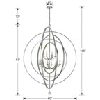 Crystorama Luna 12 Light English Bronze  Plus  Antique Gold Chandelier