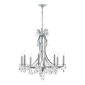 Crystorama 5938-CH-CL-MWP Polished Chrome Cedar 8 Light Polished Chrome Chandelier Image 1